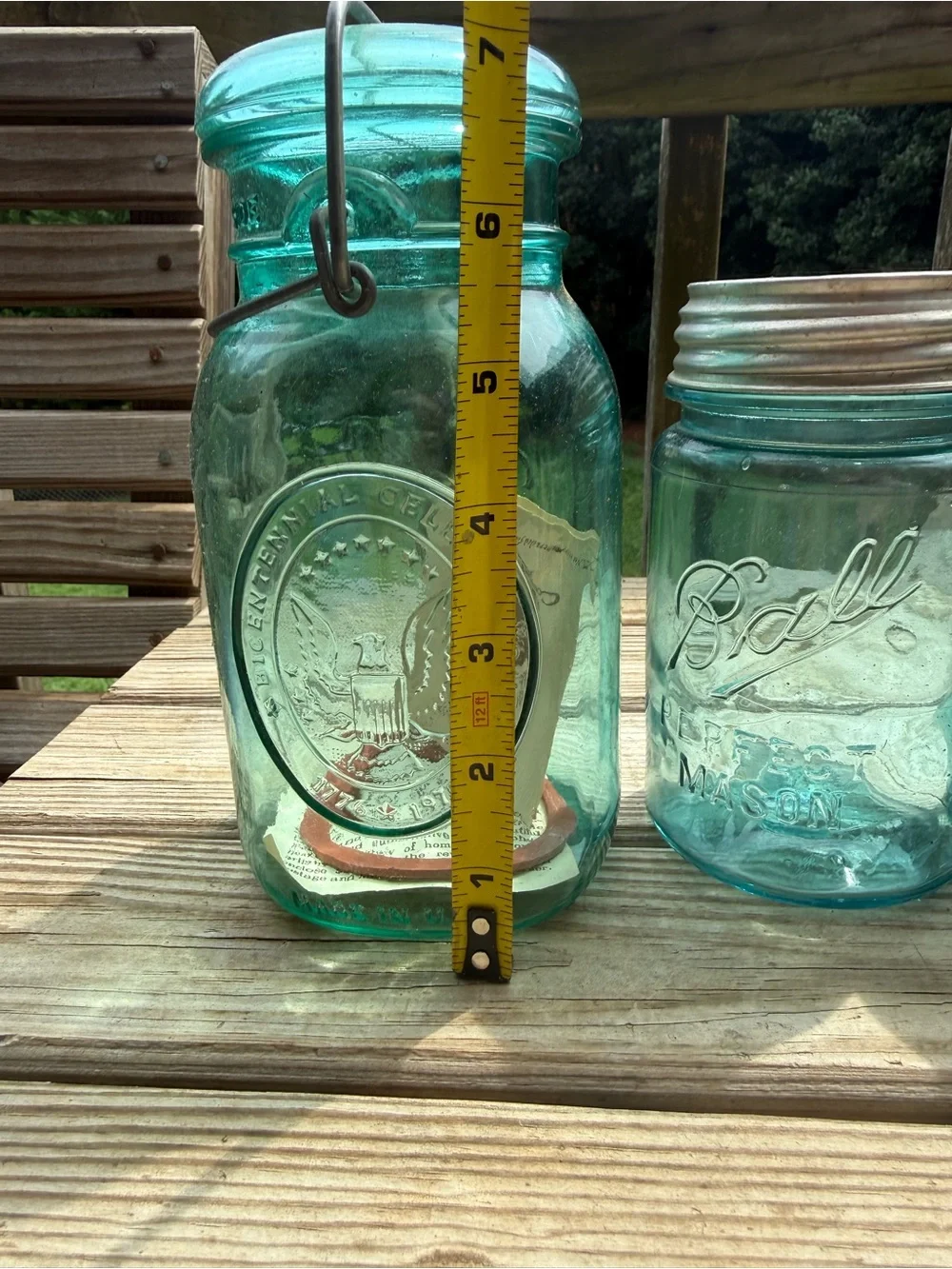 Ball Aqua Glass Mason Jar Collection - Set of 4